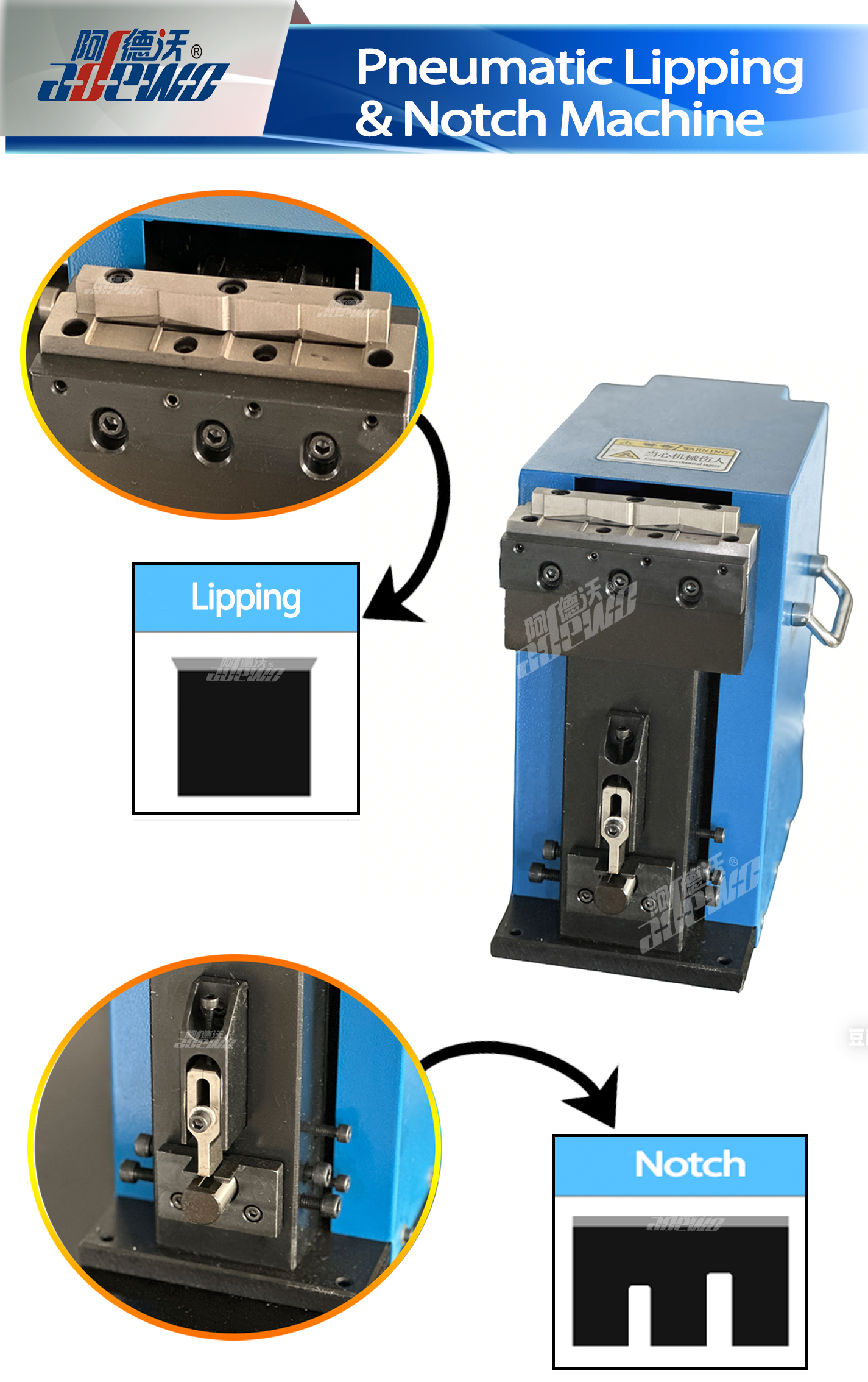 Пневматична машина за изрязване и нарязване